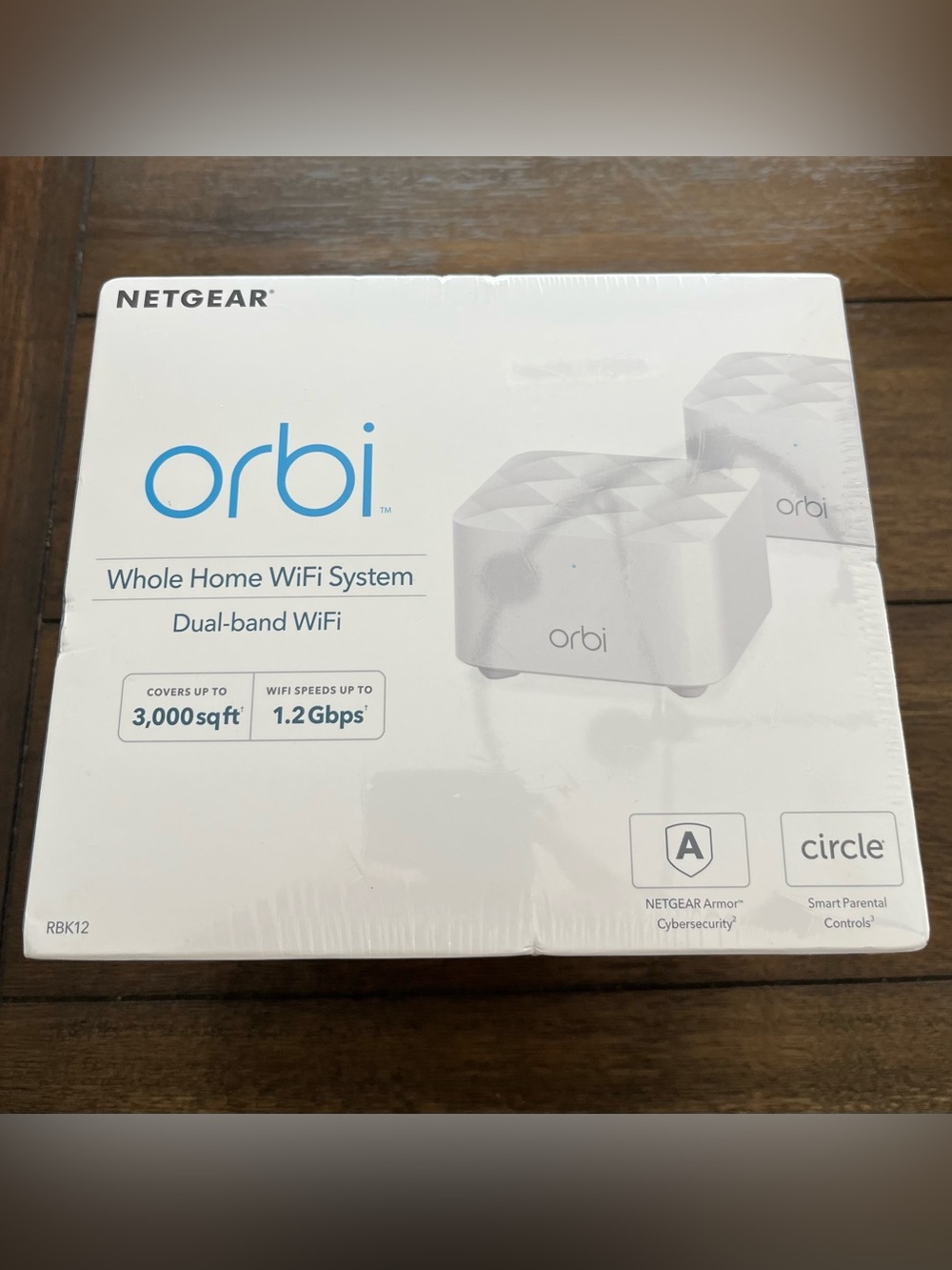 Netgear Orbi Mesh Wi-Fi Router System 2-Pack 3000 SF 1.2Gbps RBK12 New /Sealed